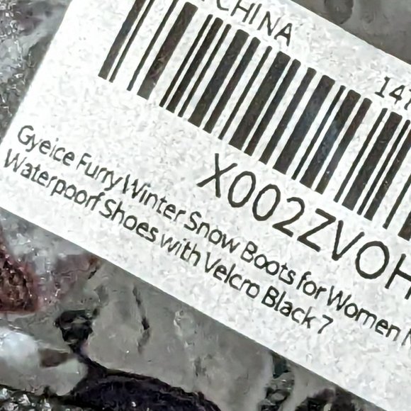 Gyeice Furry Winter Snow Boots for Women Non-Slip Fashion Short Boot Waterpoorf - Picture 13 of 13